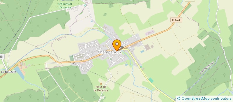 localisation de l'entreprise CADREST à CHAMPENOUX