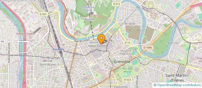 localisation de l'entreprise CADRIMAGE à GRENOBLE