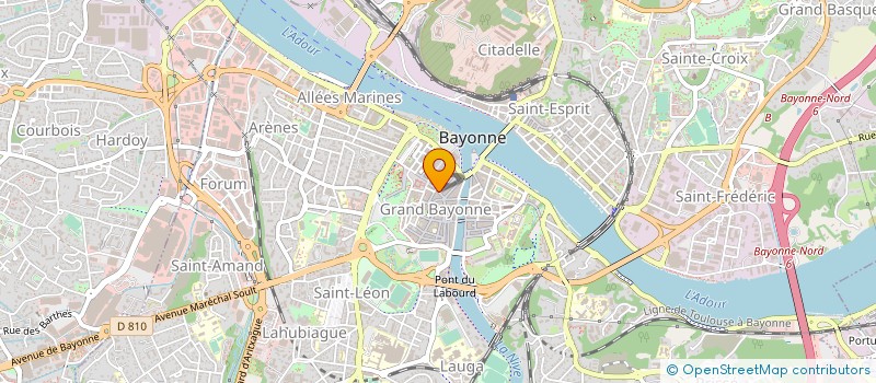 localisation de l'entreprise CADRIMAGES à ANGLET