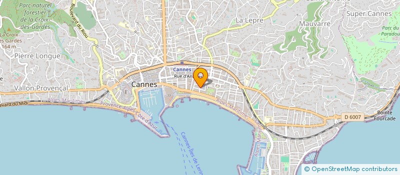 localisation de l'entreprise CADRISSIMO à CANNES