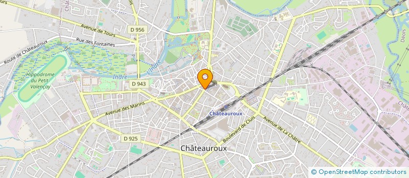 localisation de l'entreprise CADRIUM à CHATEAUROUX