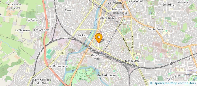 localisation de l'entreprise CADS AGRIFLUIDE à LE MANS