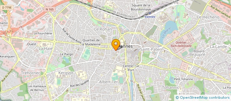 localisation de l'entreprise CADSU 56 à VANNES