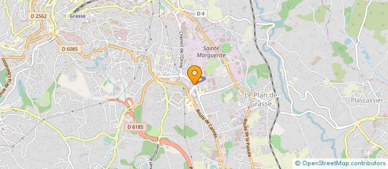 localisation de l'entreprise CADSUD à GRASSE