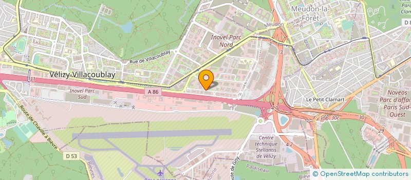 localisation de l'entreprise CADTABLE à VELIZY-VILLACOUBLAY