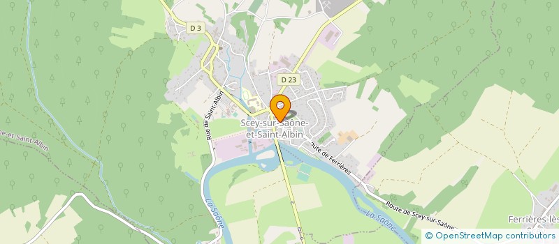 localisation de l'entreprise CADU-SCEY à SCEY-SUR-SAONE-ET-SAINT-ALBIN