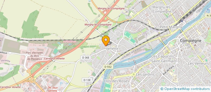 localisation de l'entreprise CADU SCI  VENETTE