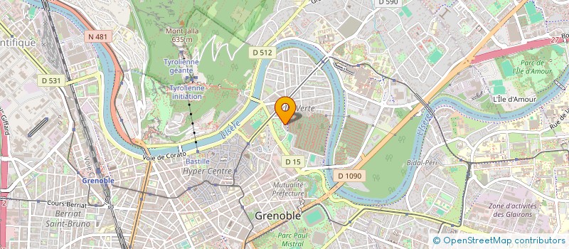 localisation de l'entreprise CADUCEE  GRENOBLE