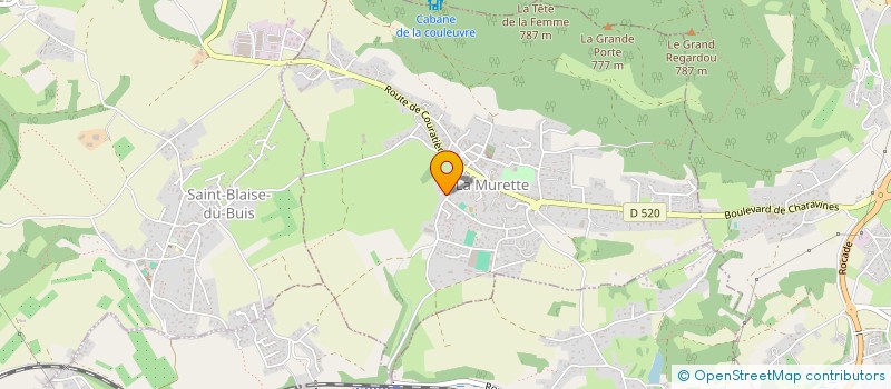 localisation de l'entreprise CADUCEE  LA MURETTE