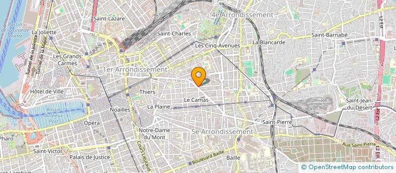 localisation de l'entreprise CADUCEE CAMAS  MARSEILLE
