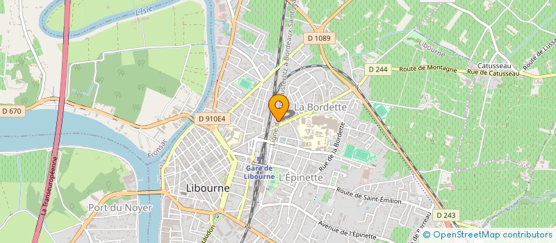 localisation de l'entreprise CADUCEE CONSEILS IARD à LIBOURNE