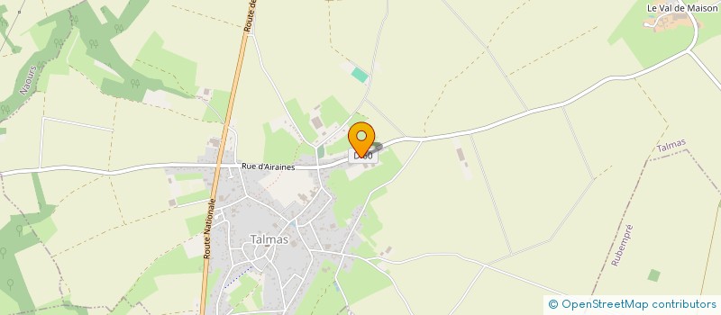 localisation de l'entreprise CADUCEE DE L'ETOILE à TALMAS