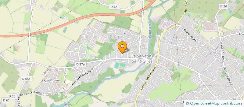 localisation de l'entreprise CADUCEE MICRO INFORMATIQUE  LA SALVETAT-SAINT-GILLES