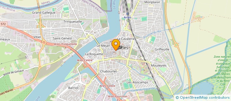 localisation de l'entreprise CADUCIMO DEUX à ARLES