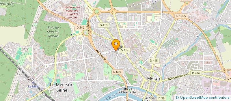 localisation de l'entreprise CADUMAT FRANCE à MELUN
