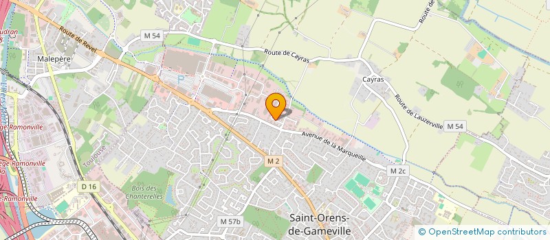 localisation de l'entreprise CADUN SA COUSSADO  SAINT-ORENS-DE-GAMEVILLE