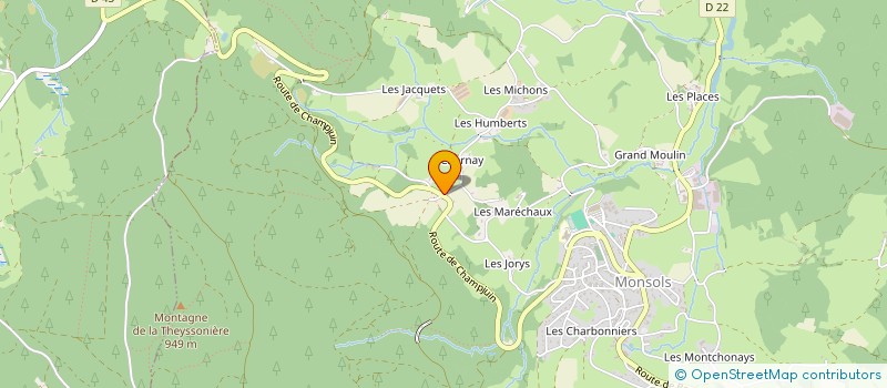 localisation de l'entreprise CADUNION  DEUX-GROSNES