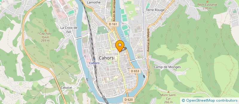 localisation de l'entreprise CADUR EN MUSIQUE  CAHORS