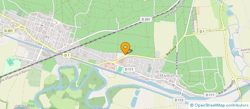 localisation de l'entreprise CADUTOUR  AY-CHAMPAGNE