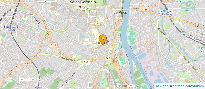 localisation de l'entreprise CAE  LE PECQ