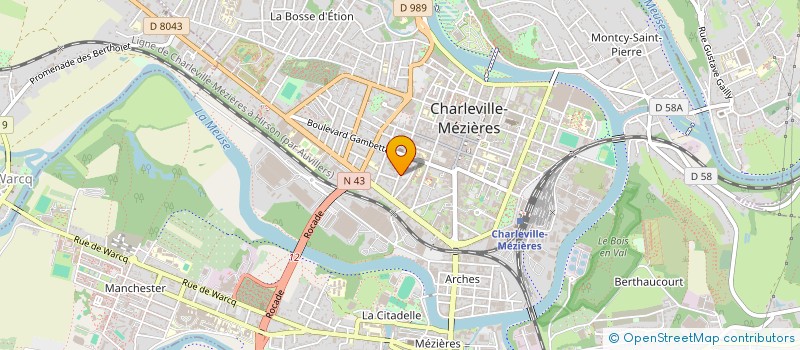 localisation de l'entreprise CAE à CHARLEVILLE-MEZIERES