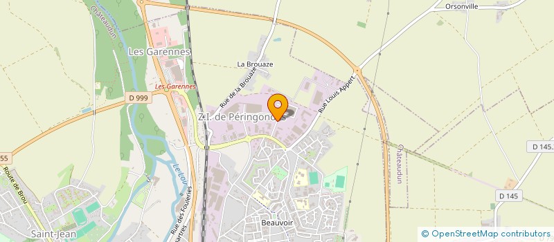 localisation de l'entreprise CAE DEVELOCOOP à ORLEANS