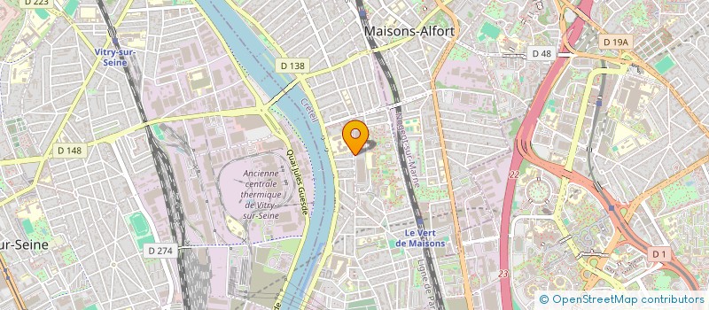 localisation de l'entreprise CAE EXOTIQUE SERVICES à ALFORTVILLE