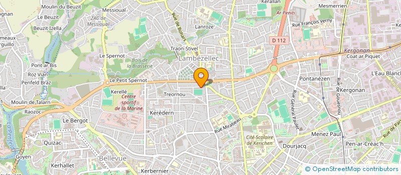 localisation de l'entreprise CAE LORDFORD à BREST