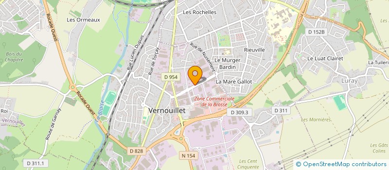 localisation de l'entreprise CAE PLEIN SUD à VERNOUILLET