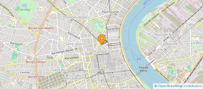 localisation de l'entreprise CAEC BORDEAUX  BORDEAUX