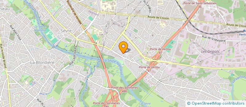 localisation de l'entreprise CAEL  VERTOU