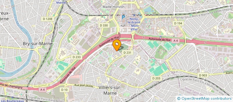 localisation de l'entreprise CAEL ENERGIE  VILLIERS-SUR-MARNE