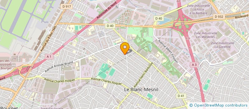 localisation de l'entreprise CAELEC à LE BLANC-MESNIL