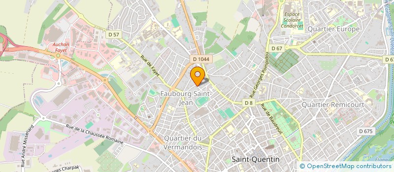 localisation de l'entreprise CAELEC à SAINT-QUENTIN