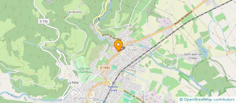 localisation de l'entreprise CAELESTE FIRMAMENTUM  TULLINS