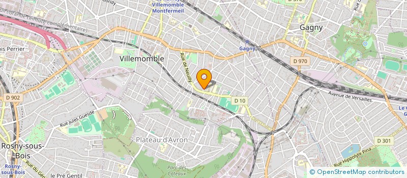localisation de l'entreprise CAELI CLIMAT  VILLEMOMBLE