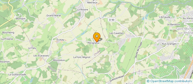 localisation de l'entreprise CAELI CONSEIL  CHUYER