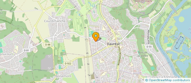 localisation de l'entreprise CAELINA INVEST  VAUREAL