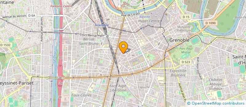 localisation de l'entreprise CAELIS AURA  GRENOBLE