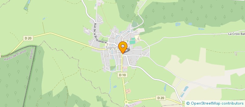 localisation de l'entreprise CAELIS PATRIMOINE  SIGNY-LE-PETIT