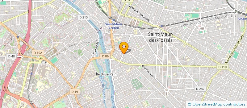 localisation de l'entreprise CAELIUM à SAINT-MAUR-DES-FOSSES