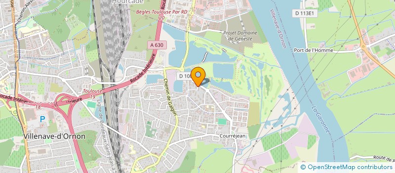 localisation de l'entreprise CAELOR à VILLENAVE-D'ORNON