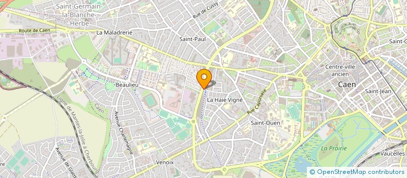 localisation de l'entreprise CAEN AGENCE AUTO à CAEN