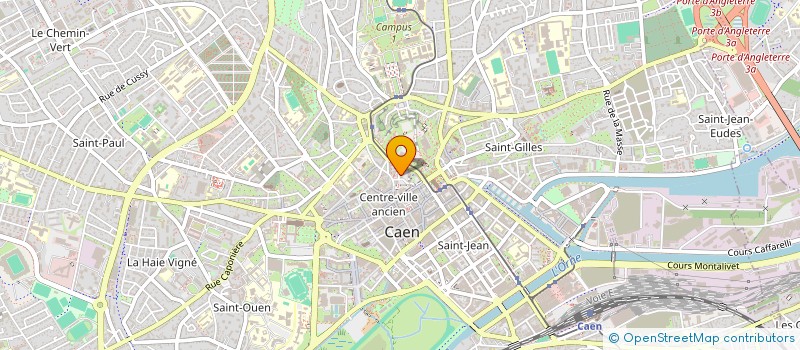 localisation de l'entreprise CAEN BEAUTE à CAEN