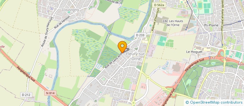 localisation de l'entreprise CAEN-BOUINE  FLEURY-SUR-ORNE