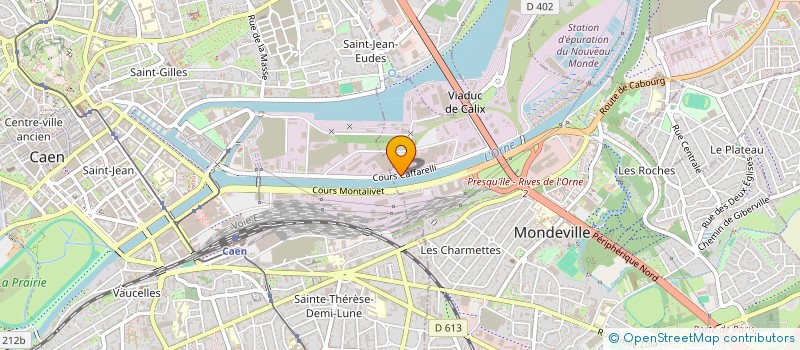 localisation de l'entreprise CAEN-BOX à MONDEVILLE