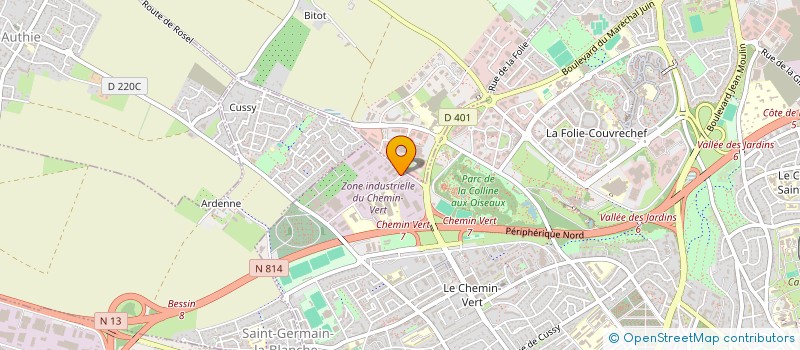 localisation de l'entreprise CAEN CHAP' CARRELAGE à SAINT-CONTEST