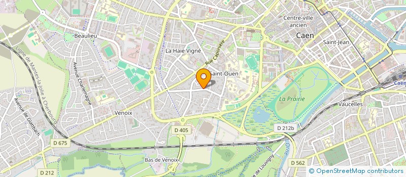 localisation de l'entreprise CAEN COORDINATION TRAVAUX BATIMENT à CAEN