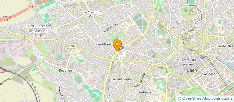 localisation de l'entreprise CAEN COURTAGE ET FINANCEMENTS à CAEN