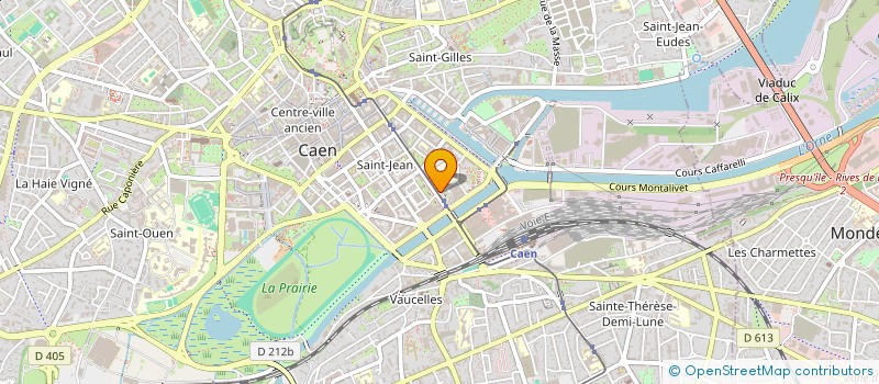 localisation de l'entreprise CAEN DISTRIBUTION ALIMENTAIRE à CAEN